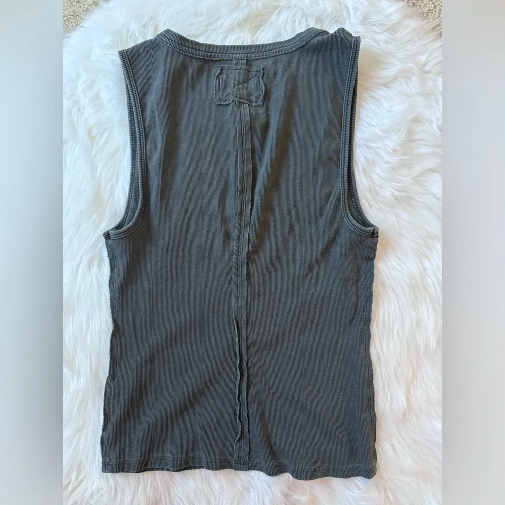 We The Free Size M Jamie Henley Tank - Washed Black - Picture 4 of 9